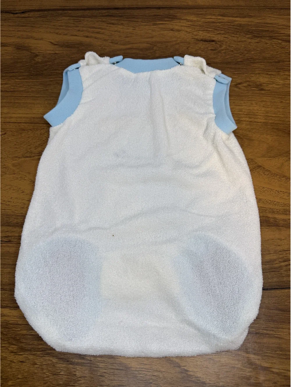 Vintage Baby Terry Cloth Romper Chug Chug Train Embroidered One-Piece